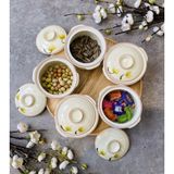  [Mẫu Mới Nhất 2022] Khay Mứt Tết / Khay Bánh Kẹo Phong Cách Châu Âu / Gốm Sứ Thủ Công Cao Cấp Cực Sang Trọng 