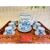  Bộ ấm chén men rạn Bát Tràng cao cấp BKCEVN-9154 