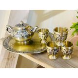  Bộ ấm chén đồng dáng cổ cao cấp 