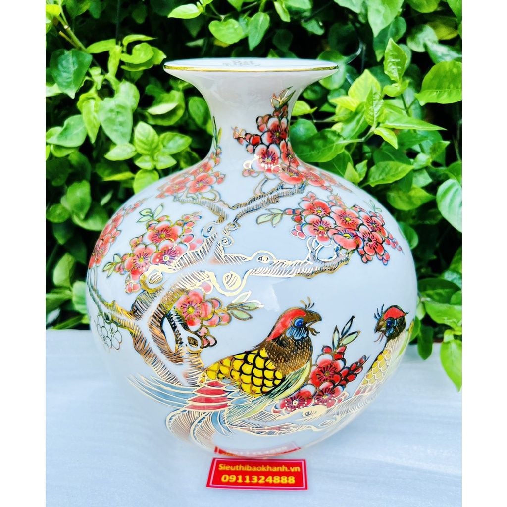  Bình hút lộc công đào-Bảo Khánh 
