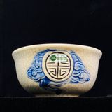  Bát Thờ Men Rạn Cao Cấp Bát Tràng-Bảo Khánh Việt Nam 7cm 