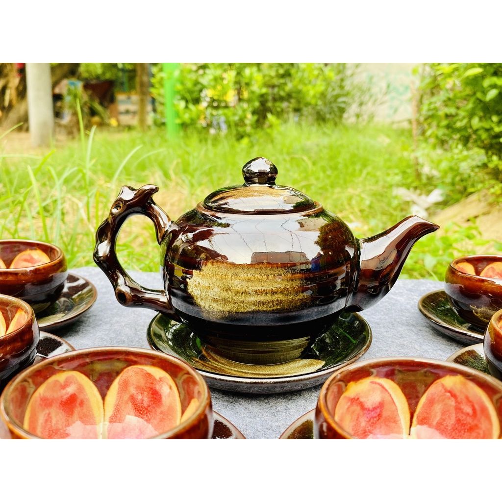  Bộ ấm chén hỏa biến lòng hoa 