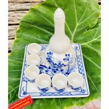  Nậm vẽ sen gốm sứ Bát Tràng cao cấp 