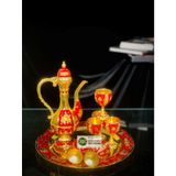  Bộ ấm chén hợp kim Đồng dáng hoàng gia cao cấp 750ml BKMEVN-8193 