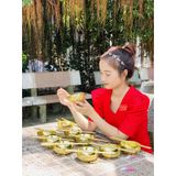  Bộ bát đũa hợp kim đồng mạ vàng -Siêu thị Bảo Khánh 