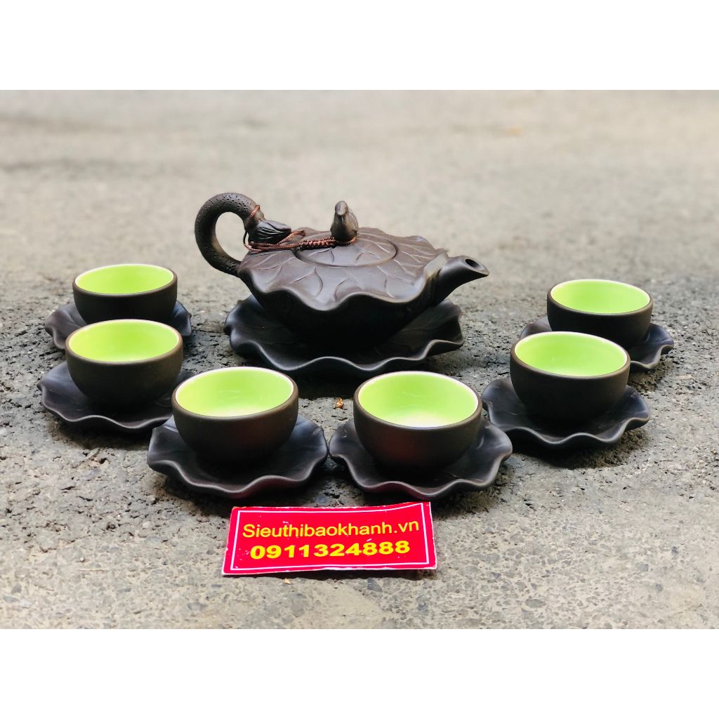  Bộ Ấm Chén Tử Sa Dáng Vịt Bát Tràng Cao Cấp 