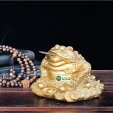  Thiềm Thừ Phong Thủy chất liệu đồng cao cấp 12cm 