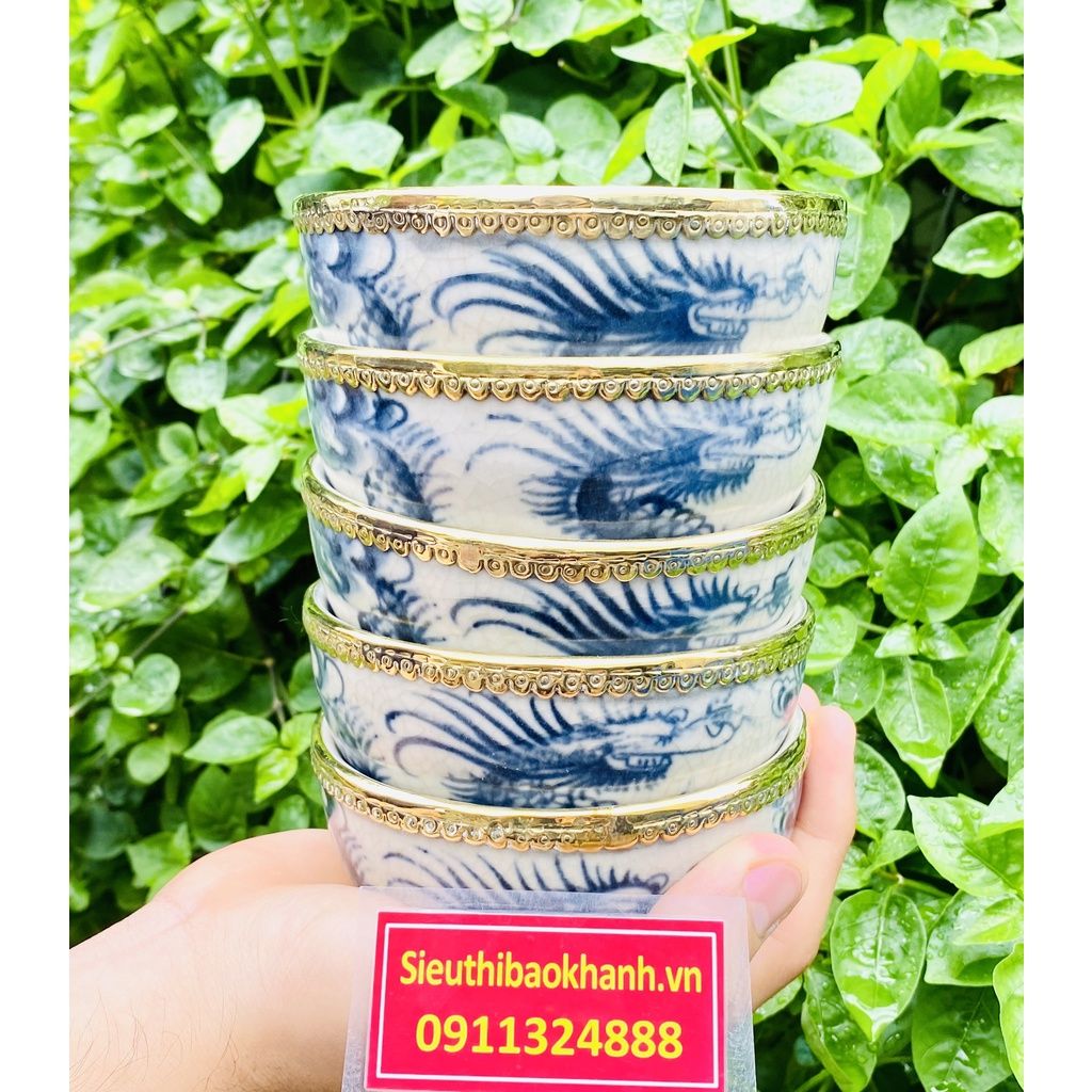  Bát thờ bằng đồng men rạn Nhất Long-Bảo Khánh 