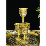  Bộ ấm chén đồng dáng hoàng gia-Ấm chén Bảo Khánh 