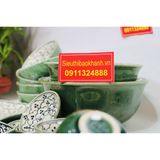  Set đồ ăn men gốm sứ Bát Tràng cao cấp họa tiết Đường Vân 