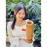  Ống cắm nhang gỗ trang trí phong thủy bàn thờ 