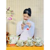  Bộ ấm chén họa tiết dân gian 