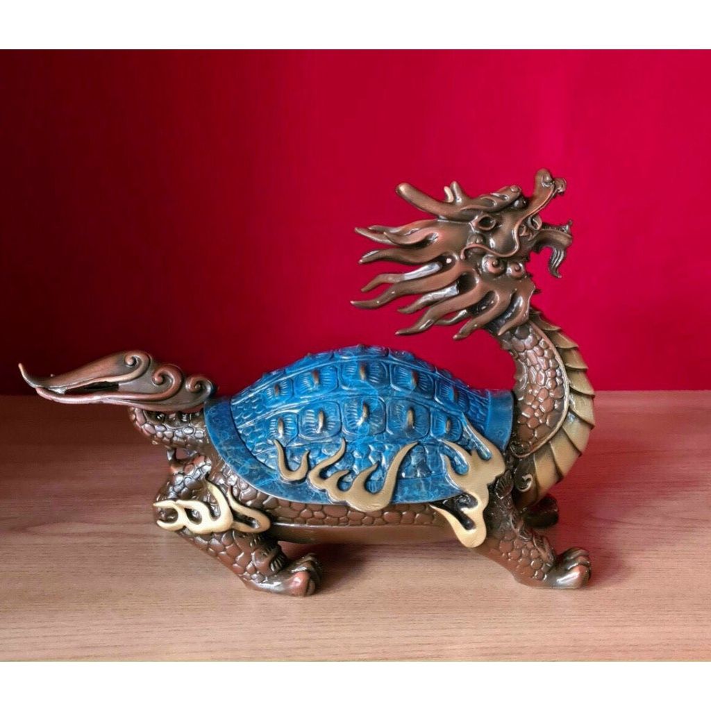  [Chiêu Tài Hút Lộc]-Rùa Đồng Phong Thủy 20cm-Phong Thủy Bảo Khánh 