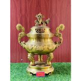  Lư Trầm đồng chính hãng Đại Bái cao 20 cm 