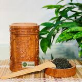  Quà tặng,vật trang trí cao cấp Hộp chè gỗ Bách Xanh 20cm 