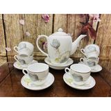  Bộ ấm chén Bát Tràng cao cấp chính hãng 800ml 