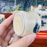  Bộ ấm chén men rạn cổ Bát Tràng, dáng vuông BKCE-000810VN-0003 