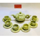  Bộ ấm trà đá ngọc nguyên khối Pakistan cao cấp 