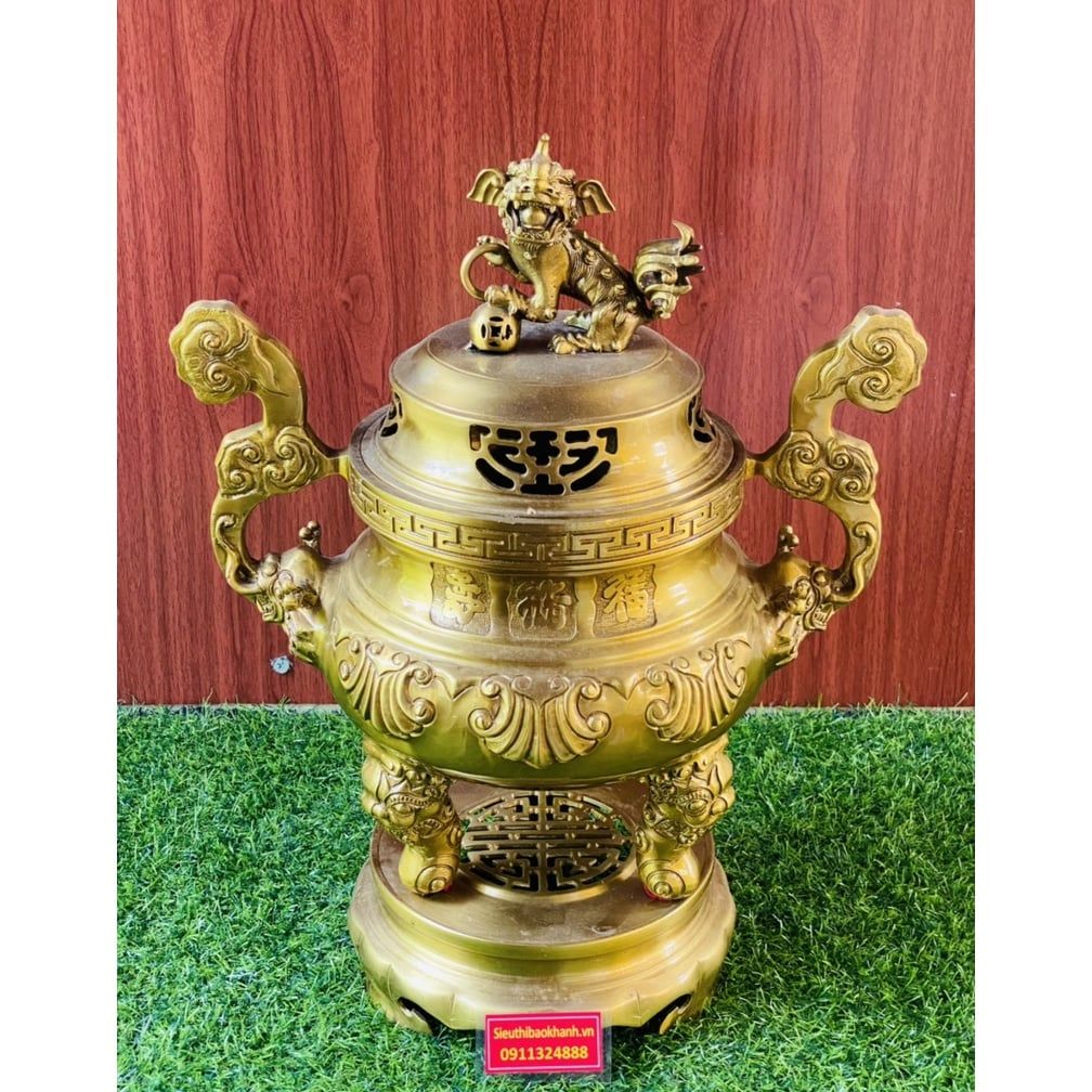  Lư Trầm đồng chính hãng Đại Bái cao 20 cm 