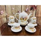  Bộ ấm chén Bát Tràng cao cấp chính hãng 800ml 