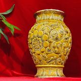  Bình hoa để bàn,trang trí chất liệu gốm Bát Tràng cao cấp 30cm 