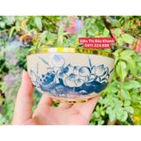  Bát thờ họa tiết hao sen bộc đồng 
