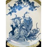  Đĩa trang trí men rạn giả cổ xuất xứ Bát Tràng 