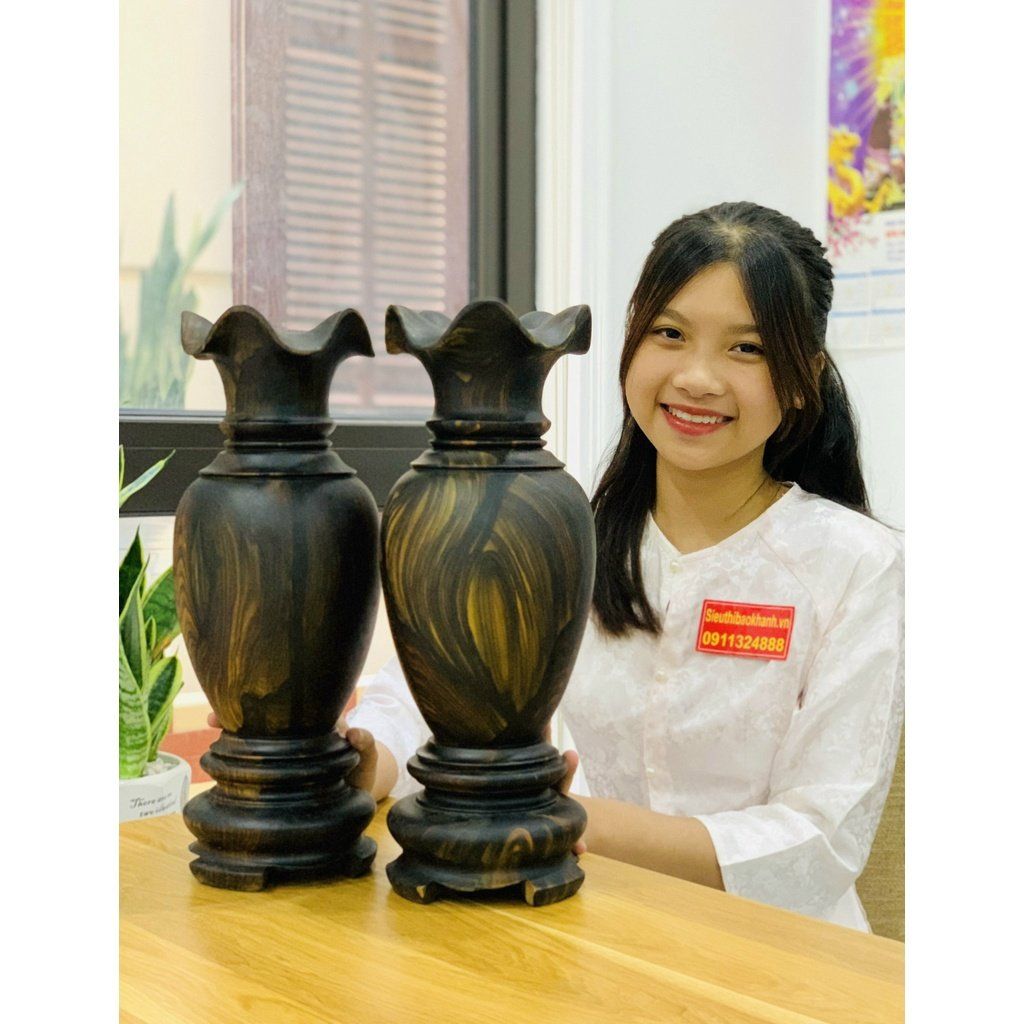  Cặp lục bình gỗ cao cấp 