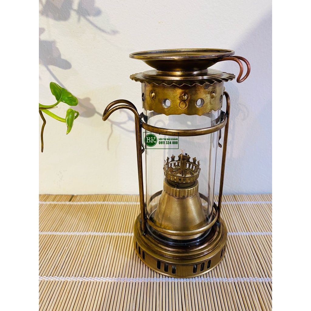  Đèn dầu đồng dáng cổ cao cấp 