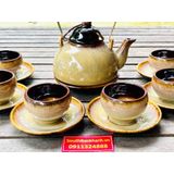  Bộ ấm chén hỏa biến gốm sứ Bát Tràng _SieuThiBaoKhanh 