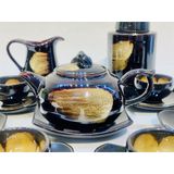  Bộ ấm chén,ấm trà tử sa Bát Tràng cao cấp kèm phụ kiện 350ml 