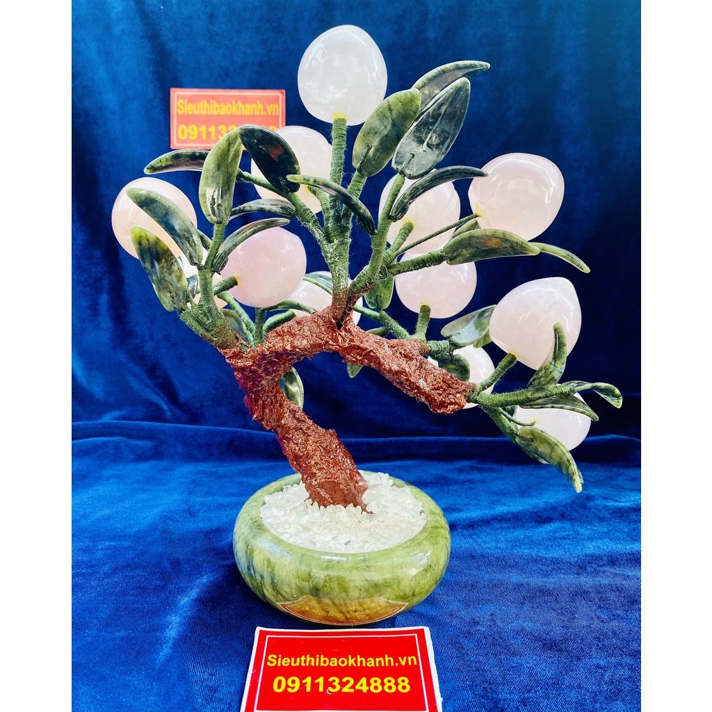  [SALE TẾT]-Cây Đào Trang Trí ,Phong Thủy Cao Cấp-Mỹ Nghệ Bảo Khánh 30cm-Siêu Thị Bảo Khánh 