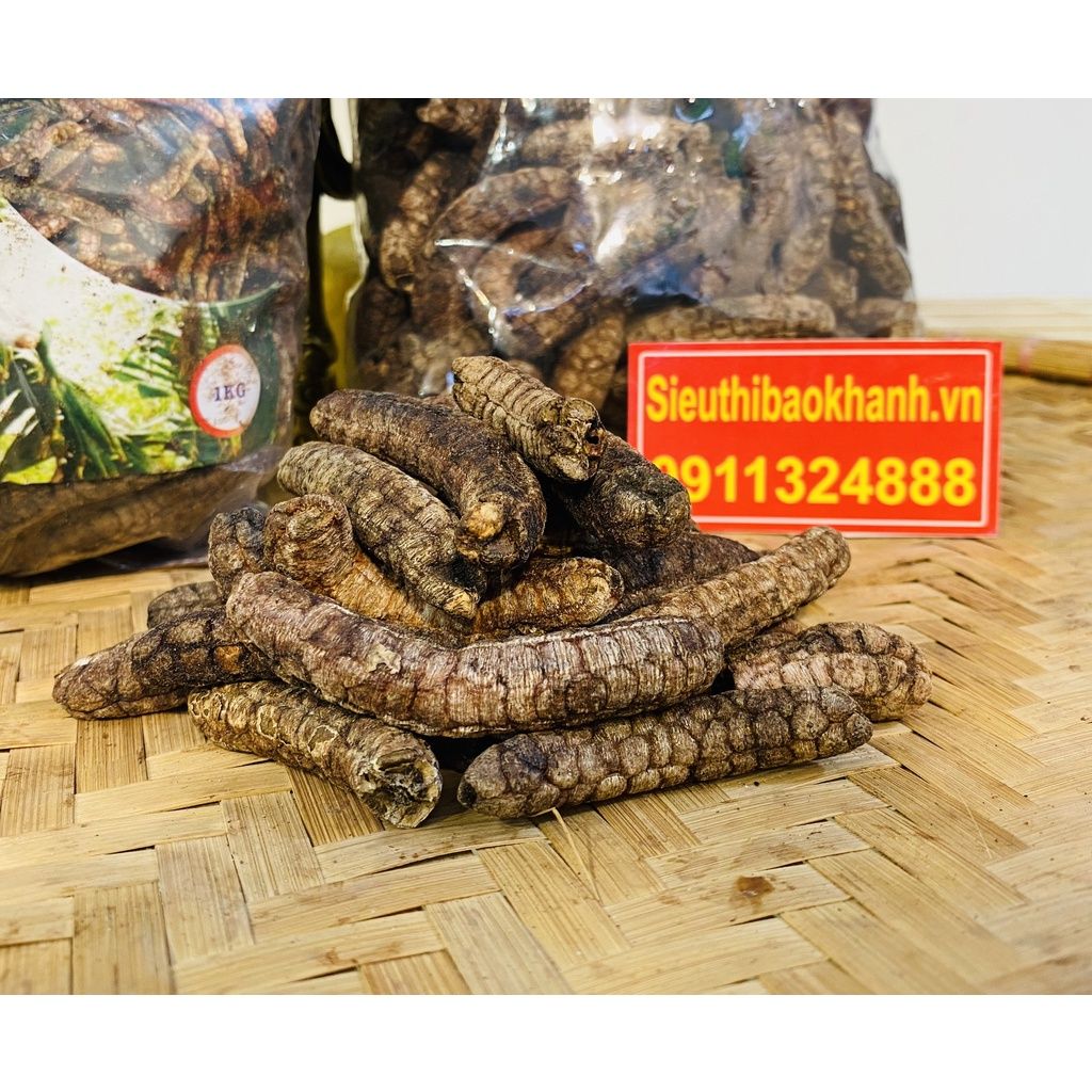  Chuối hột rừng sấy khô đóng túi niêm phong loại 1kg 