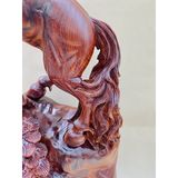  Tượng gỗ Nhất Mã Phi Thiên Gỗ Chun Sụn Cẩm-Bảo Khánh Việt Nam 62cm 