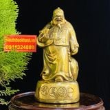  Tượng Quản Gia phong thủy,chiêu tài chất liệu Đồng cao cấp 16cm 