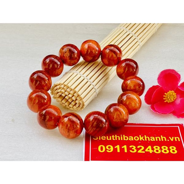  Chuỗi Vòng Tay Gỗ huyết long Chuẩn Vân Tự Nhiên 