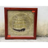 Tranh Thuận Buồm Xuôi Gió đồng vàng thúc nổi khung 80×80 cm -Siêu Thị Bảo Khánh 