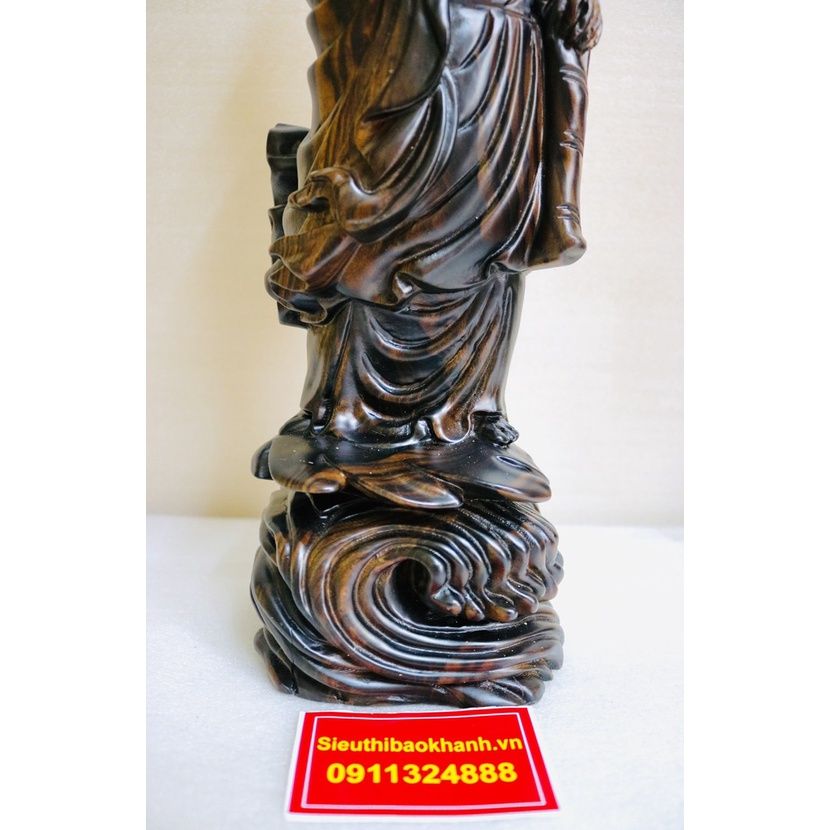  TƯỢNG PHẬT ĐÚC NGUYÊN KHỐI-ĐẠT MA SƯ TỔ 40CM 