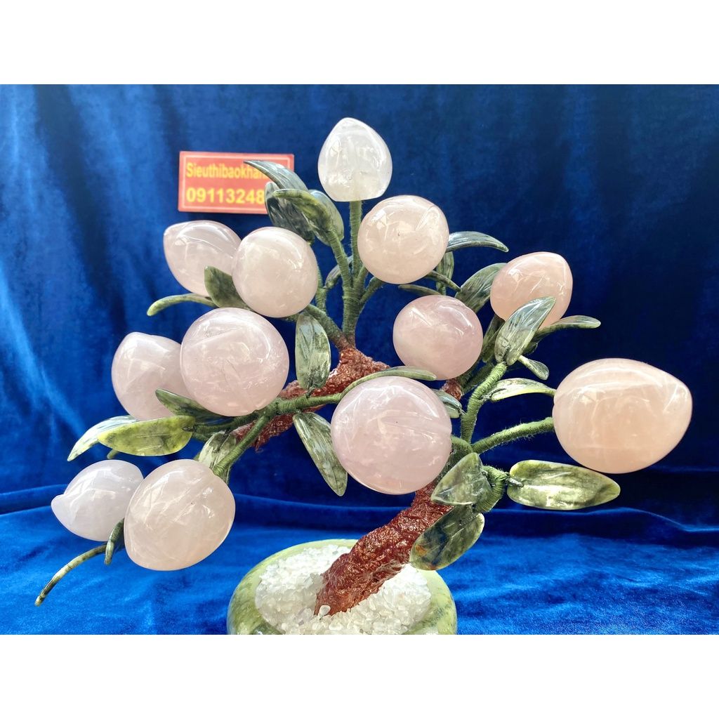  [SALE TẾT]-Cây Đào Trang Trí ,Phong Thủy Cao Cấp-Mỹ Nghệ Bảo Khánh 30cm-Siêu Thị Bảo Khánh 