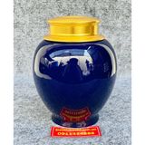  Hũ đựng chè họa tiết song công tài lộc vẽ vàng -sieuthibaokhanh 