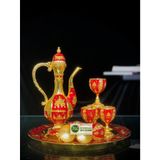  Bộ ấm chén hợp kim Đồng dáng hoàng gia cao cấp 750ml BKMEVN-8193 