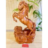  Tượng ngựa gỗ hương 