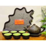  Ấm chén tử sa Bát Tràng cao cấp chính hãng 350ml-Ấm chén Bảo Khánh 