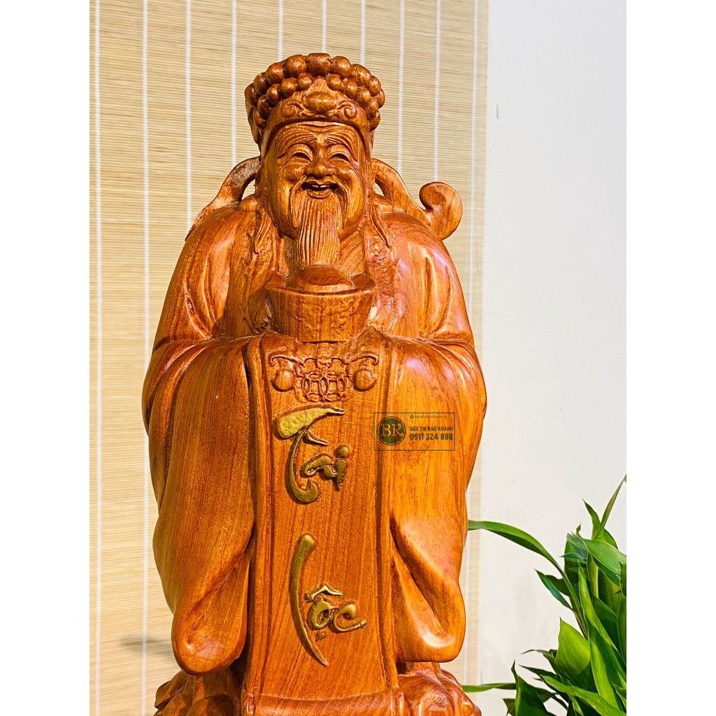  Tượng ông thần tài gỗ hương cao cấp 