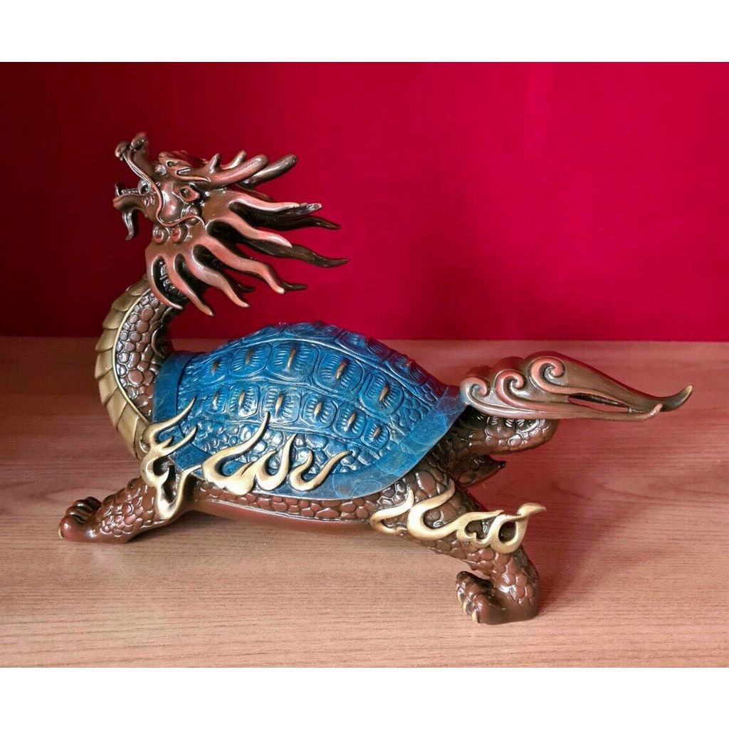  [Chiêu Tài Hút Lộc]-Rùa Đồng Phong Thủy 20cm-Phong Thủy Bảo Khánh 