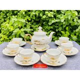  Sieu Thi Bao Khanh -Bộ ấm chén Phú quý vẽ vàng 