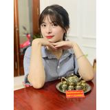  Bộ ấm chén đồng dáng cổ cao cấp 