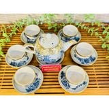  Bộ ấm chén bọc đồng 