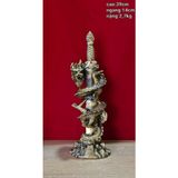  Tượng rồng cuộn phong thủy -Bảo Khánh 