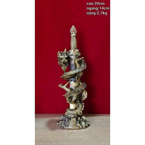  Tượng rồng cuộn phong thủy -Bảo Khánh 